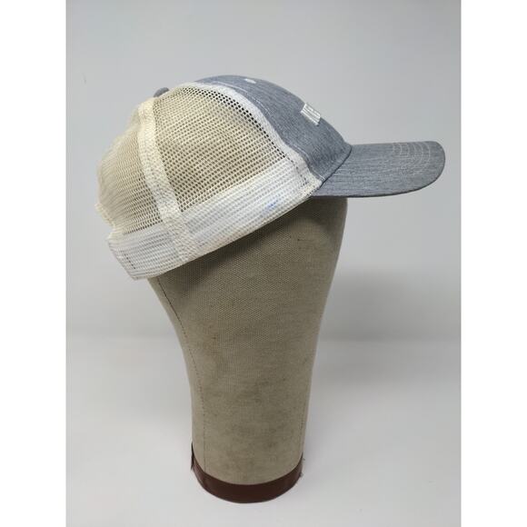 Kenworth Trucks Mesh Back Snapback Hat Embroidered Logo Gray & White - Picture 5 of 10